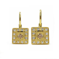 Náušnice s brilianty - Classic