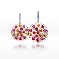 Náušnice se safíry - Orbit Iris Náušnice se safíry - Orbit Iris