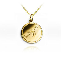 Přívěsek celozlatý - Písmeno A