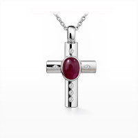 Přívěsek s rubínem a brilianty - Nexum