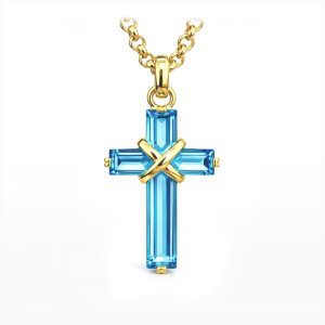 Přívěsek s topazem - Lumi