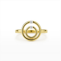 Prsten s brilianty - Gemini