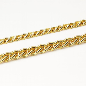 Řetízek celozlatý - Zopfkette Řetízek celozlatý - Zopfkette