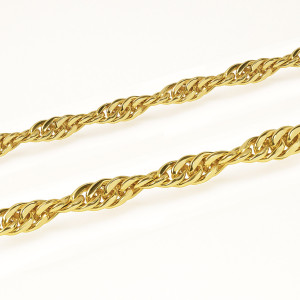 Řetízek celozlatý - Singapur